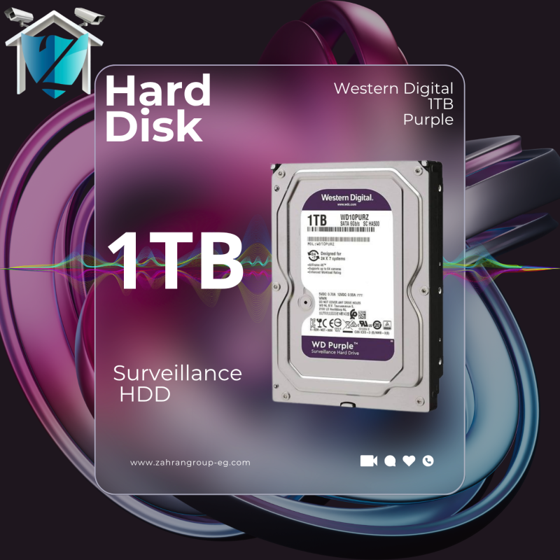 Hard Disk Western Digital 1TB Purple