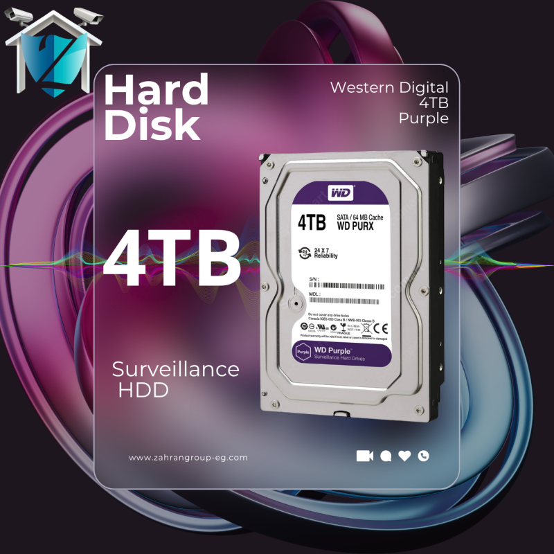 Hard Disk Western Digital 4TB Purple
