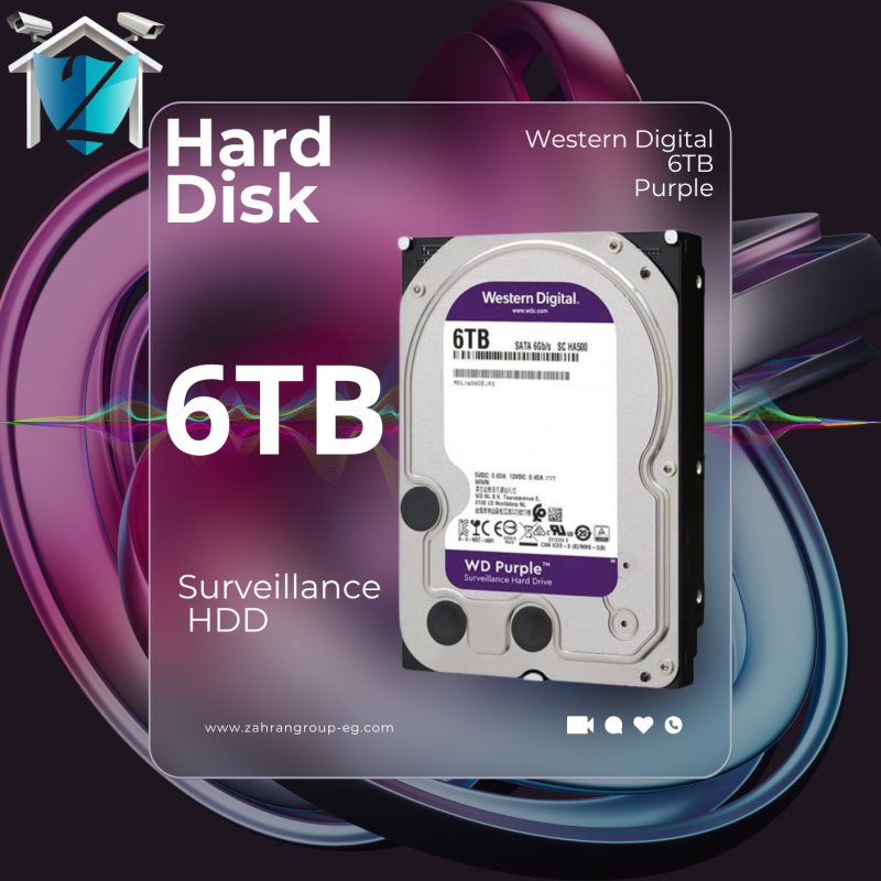 Hard Disk Western Digital 6TB Purple