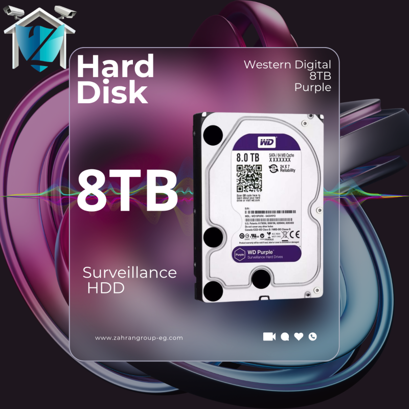 Hard Disk Western Digital 8TB Purple