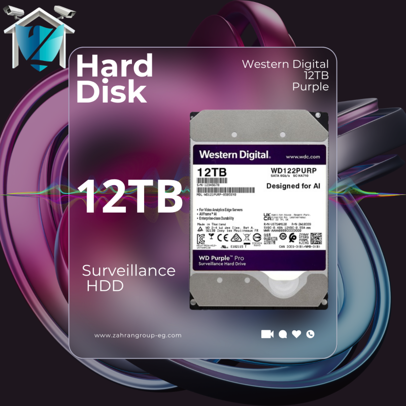 Hard Disk Western Digital 12TB Purple