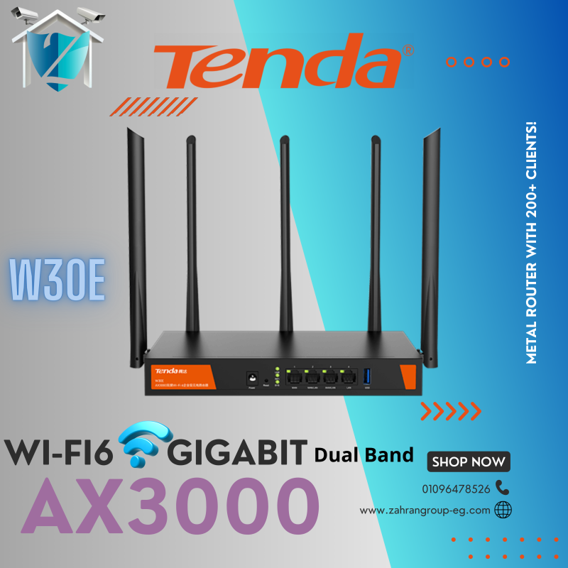 Tenda W30E AX3000 Gigabit Wi-Fi6